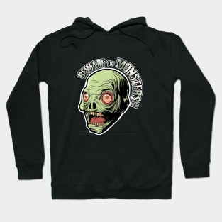 Beware of Monsters Zombie Hoodie